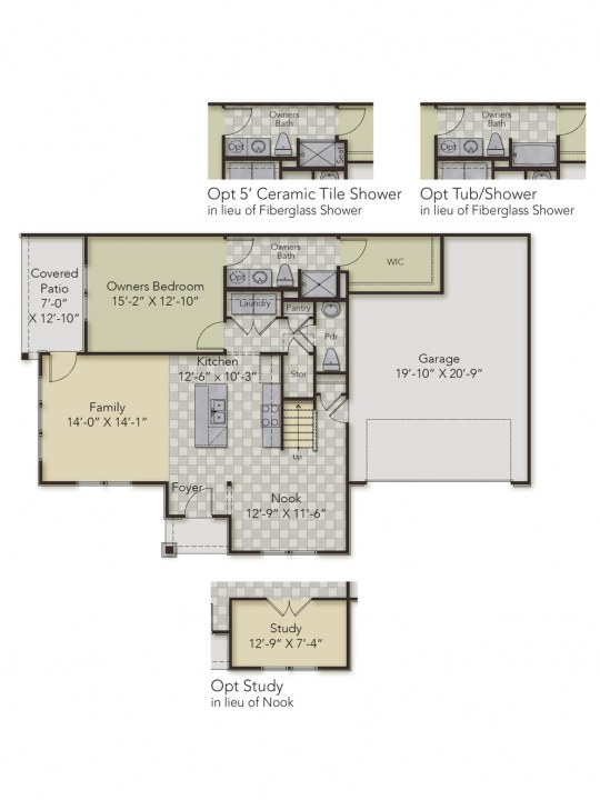 Langston Floor Plan at Sandler Station HHHunt Homes